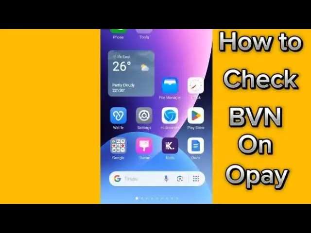 'Video thumbnail for How to Check My BVN On Opay | How to Check BVN Number (Simple Steps)✅'