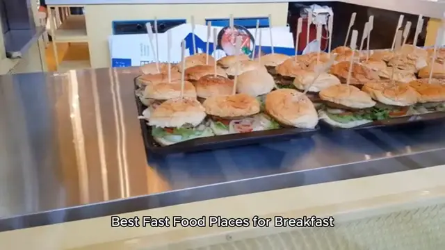 'Video thumbnail for BEST FAST FOOD PLACES FOR BREAKFAST'