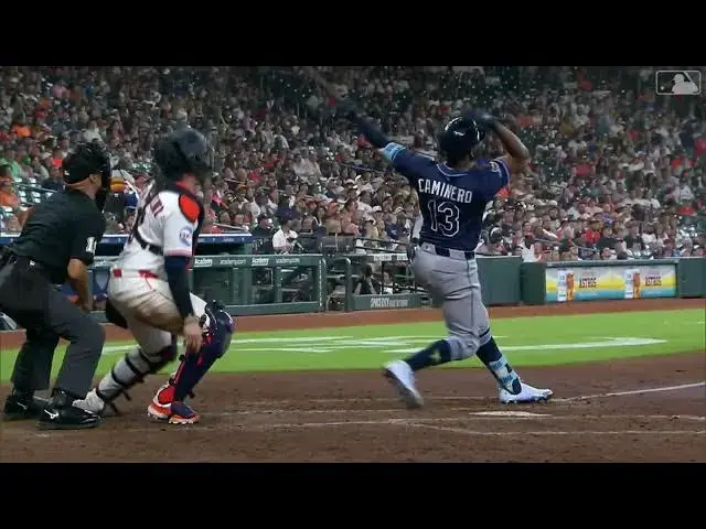 'Video thumbnail for Junior Caminero SMACKS a Solo Home Run! | 12th HR of 2025 | Tampa Bay Rays | 05/31/2025'