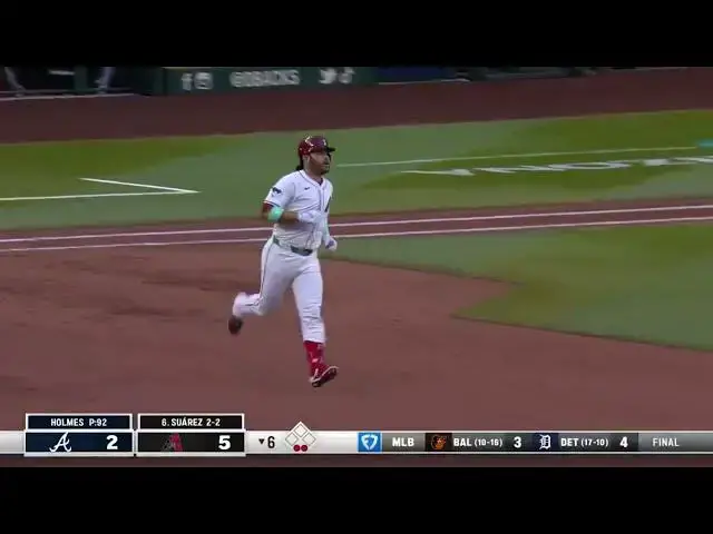 'Video thumbnail for Eugenio Suarez DEMOLISHES His 3rd Homer of Game | 9th HR of 2025 | Arizona Diamondbacks | 04/26/2025'