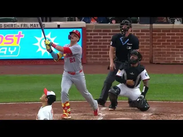 'Video thumbnail for Lars Nootbaar SMACKS a Two-Run Home Run! | 8th HR of 2025 | St. Louis Cardinals | 05/27/2025'
