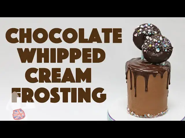 'Video thumbnail for How To Frost A Cake With Chocolate Whipped Cream'