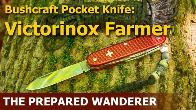 'Video thumbnail for Bushcraft Pocket Knife: Victorinox Farmer'