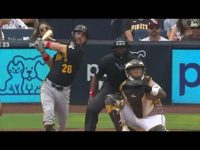'Video thumbnail for Adam Frazier WHACKS a Solo Home Run! | 3rd HR of 2025 | Pittsburgh Pirates | 06/01/2025'
