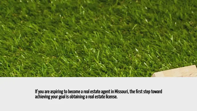 'Video thumbnail for How To Get A Real Estate License In Missouri'