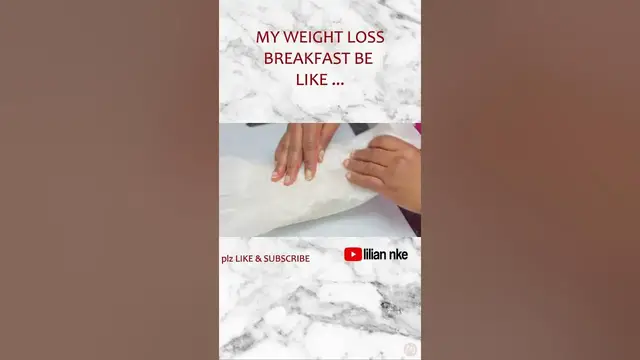'Video thumbnail for MY WEIGHT LOSS BREAKFAST BE LIKE.... #shorts'