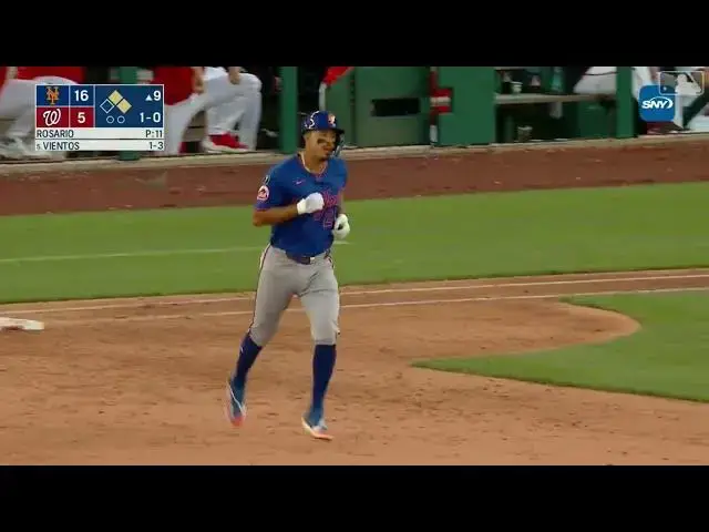 'Video thumbnail for Mark Vientos CRUSHES a Three-Run Home Run! | 3rd HR of 2025 | New York Mets | 04/28/2025'