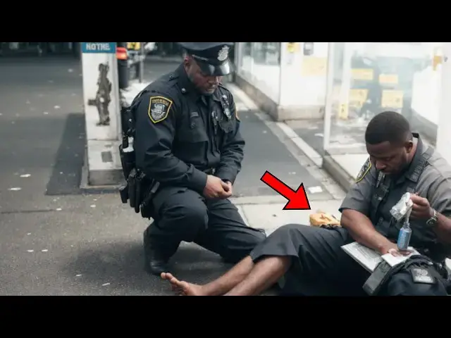 'Video thumbnail for Homeless Man Hands Cop a Note and Says, “I Have This for You” - When Cop Sees It He Calls for Backup'