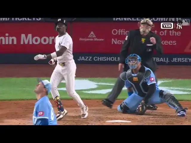 'Video thumbnail for Jazz Chisholm Jr. DRILLS a Solo Home Run! | 6th HR of 2025 | New York Yankees | 04/14/2025'