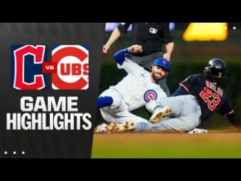 'Video thumbnail for Cleveland Guardians at Chicago Cubs Full-Game Highlights! | 07/03/2025'