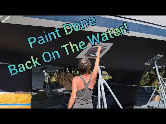 'Video thumbnail for Done in the boatyard, ready to get back on the water. #svaguaazul #sailboat #boatlife'