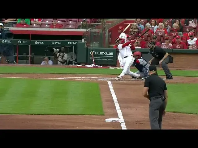 'Video thumbnail for Jose Trevino LAUNCHES a Two-Run Home Run! | 3rd HR of 2025 | Cincinnati Reds | 05/01/2025'