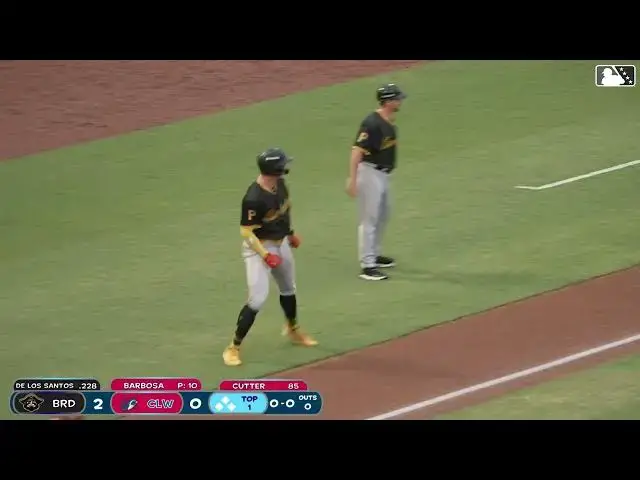 'Video thumbnail for Wyatt Sanford LAUNCHES His First Single-A Home Run! | Pittsburgh Pirates Prospect'