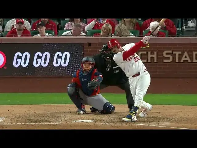 'Video thumbnail for Nolan Arenado SMACKS a Solo Home Run! | 2nd HR of 2025 | St. Louis Cardinals | 04/14/2025'