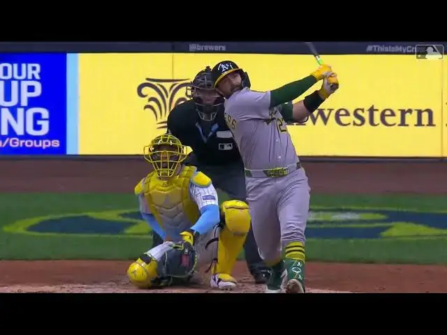 'Video thumbnail for Shea Langeliers DRILLS a Solo Home Run! | 5th HR of 2025 | Athletics | 04/19/2025'