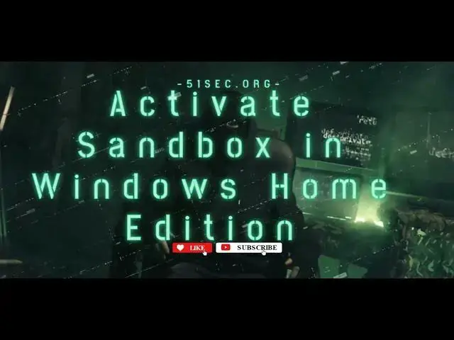 'Video thumbnail for Enable Sandbox in Windows Home Edition and Fix Sandbox Failed to Initialize Issue'