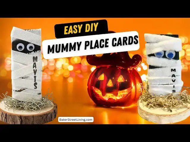 'Video thumbnail for Easy to make Halloween Place Cards'