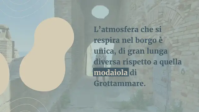 'Video thumbnail for 5 COSE DA FARE A GROTTAMMARE ALTA'