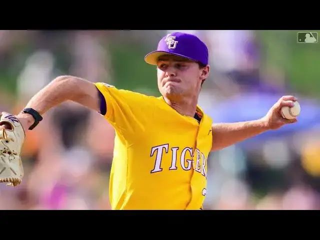 'Video thumbnail for 2025 MLB Draft Preview: Kade Anderson, LHP, Louisiana State'