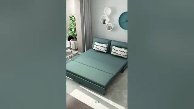 'Video thumbnail for Luxury Sofa cum Bed | Sofa cum Bed Design #shorts'