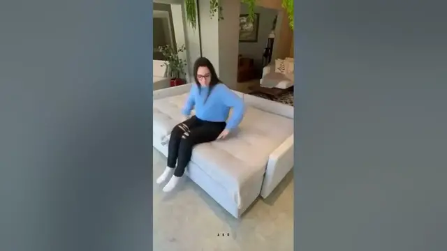 'Video thumbnail for Simple Sofa cum Bed | Furniture #shorts'