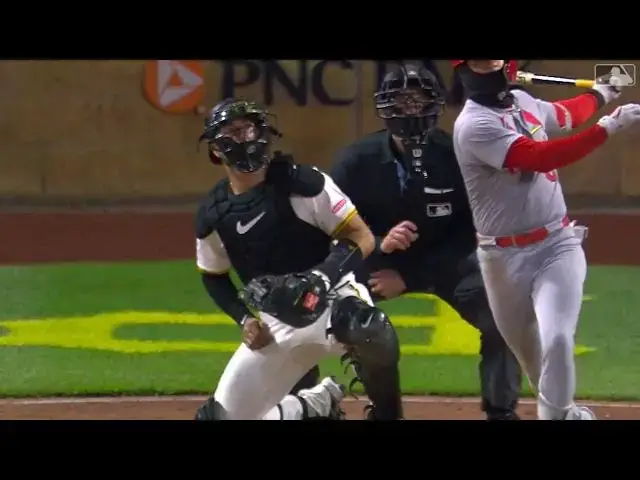 'Video thumbnail for Masyn Winn SLUGS a Solo Home Run! | 1st HR of 2025 | St. Louis Cardinals | 04/07/2025'