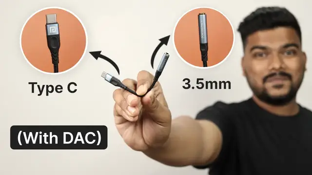 'Video thumbnail for Type C to 3.5mm Adapter With DAC | Portronics iKonnect C Pro Review'