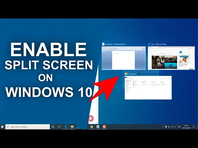 'Video thumbnail for How To Split Screen On Windows 10 For Multitasking'