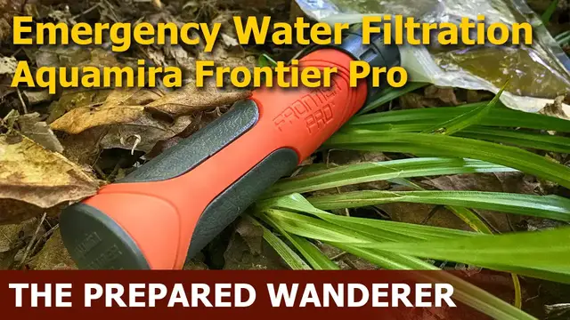 'Video thumbnail for Emergency Water Filtration for Survival Kits'