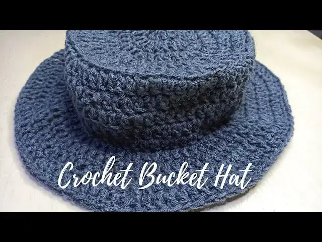 'Video thumbnail for Crochet Bucket Hat Tutorial| How To Crochet A Hat DIY Tutorial| Sit n' crochet'