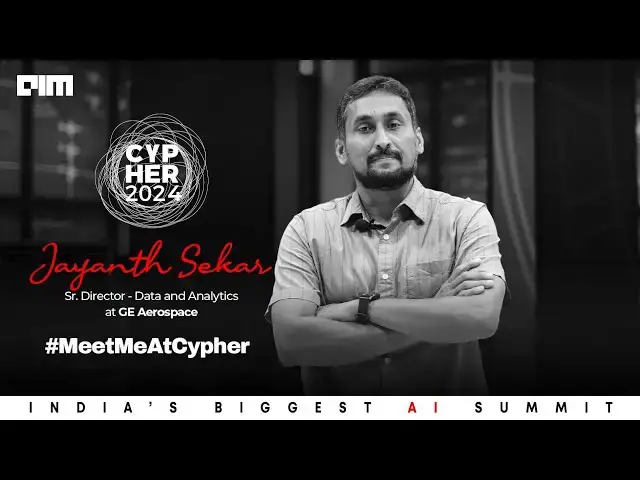 'Video thumbnail for #MeetMeAtCypher - Jayanth Sekar | GE Aerospace'