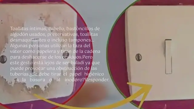'Video thumbnail for ¿Debo tirar el papel higiénico a la basura o al inodoro?'