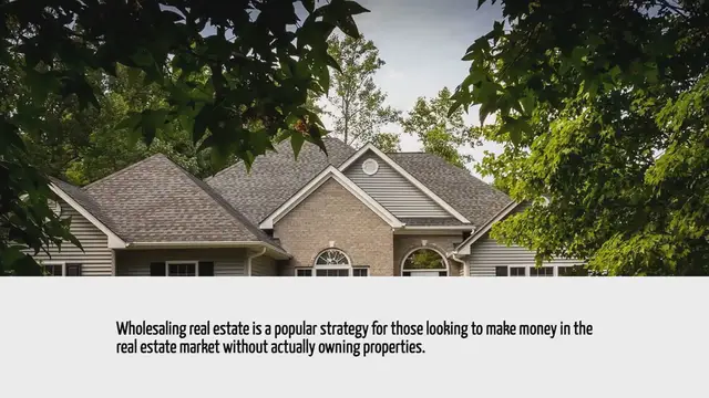 'Video thumbnail for How To Wholesale Real Estate'