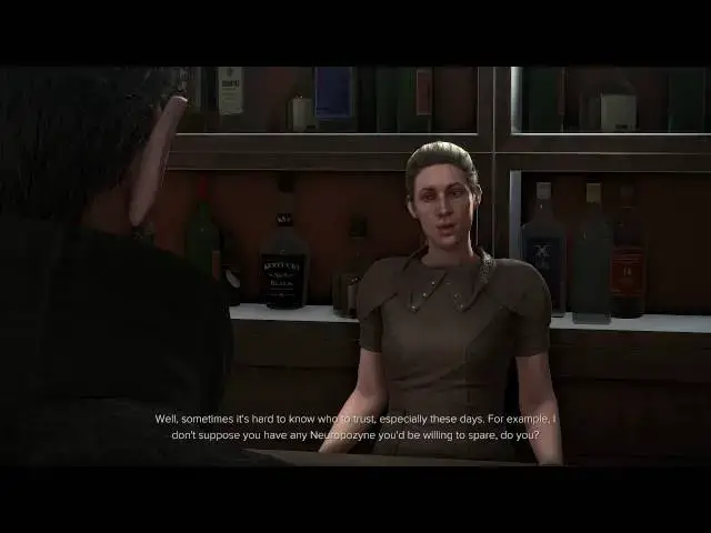 'Video thumbnail for Deus Ex: Mankind Divided - Theresa (Owner of Bar Near Adam's Apt) Intro Dialogue Tree (Neuropozyne)'