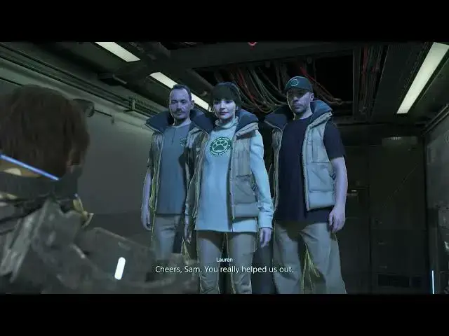 'Video thumbnail for Death Stranding 2 - Order 15: Talk with Lauren, Iain and Martin (Shelter Staff) Decoy Grenades'