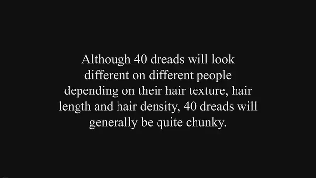 'Video thumbnail for What Does 40 Dreads Look Like? & More'