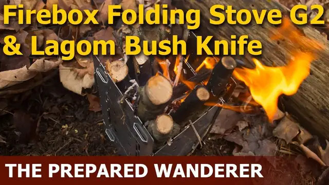'Video thumbnail for Firebox Folding Stove G2 & Lagom Bush Knife'