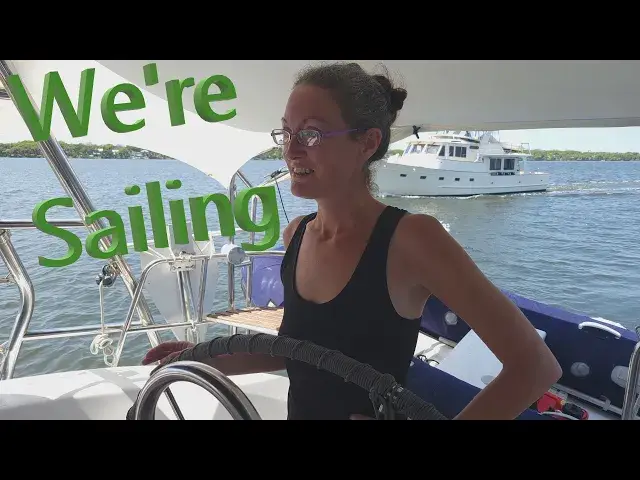 'Video thumbnail for Setting Sail For The First Time On Our New Boat! | Ep 17 #sailboat #boatlife #nomad'
