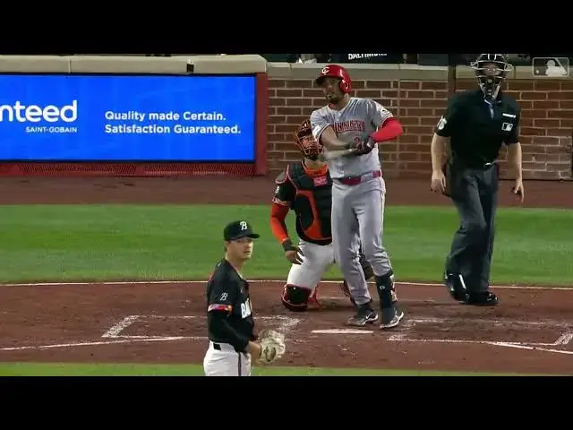 'Video thumbnail for Jeimer Candelario LAUNCHES a Solo Home Run! | 2nd HR of 2025 | Cincinnati Reds | 04/18/2025'