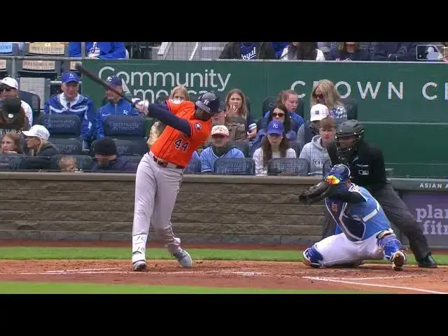 'Video thumbnail for Yordan Alvarez CRUSHES a Three-Run Home Run! | 3rd HR of 2025 | Houston Astros | 04/27/2025'