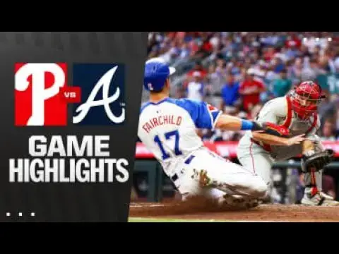 'Video thumbnail for Philadelphia Phillies at Atlanta Braves Full-Game Highlights! | 06/28/2025'