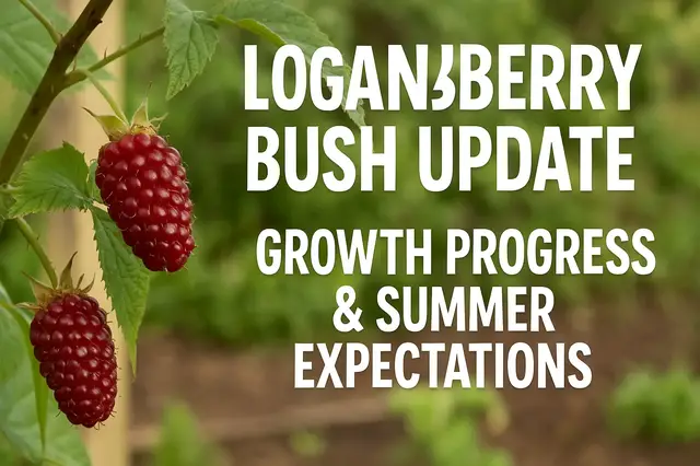 'Video thumbnail for Loganberry Bush Update | Growth Progress & Summer Expectations'
