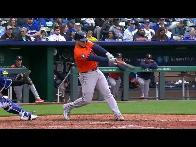 'Video thumbnail for Yainer Diaz LAUNCHES a Solo Home Run! | 2nd HR of 2025 | Houston Astros | 04/27/2025'