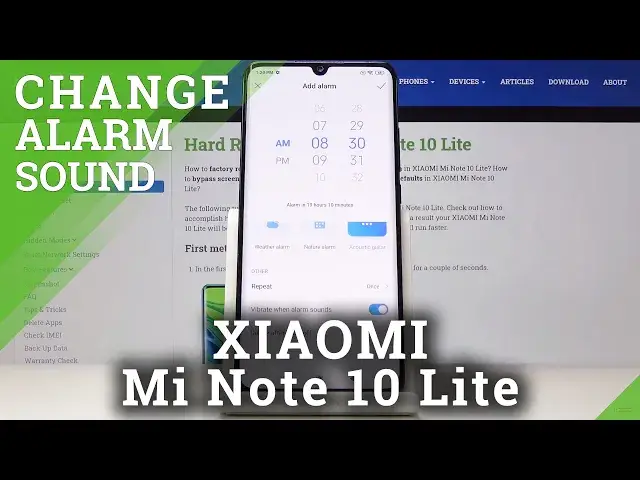 'Video thumbnail for How to Set Up Alarm in XIAOMI Mi Note 10 Lite – Alarm Schedule'