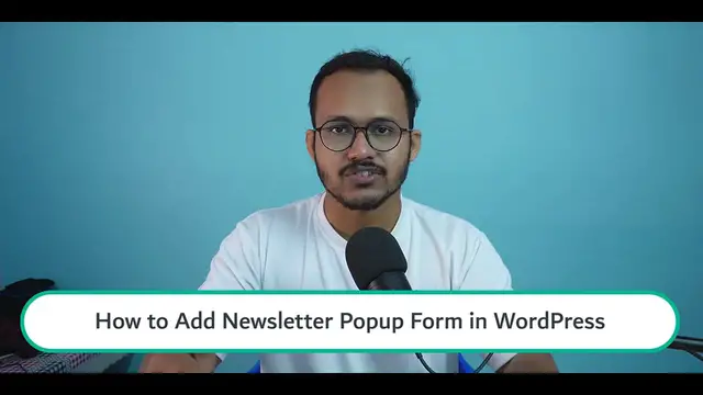 'Video thumbnail for How to Add a Newsletter Popup Form in Wordpress Based on User Action (FREE)'