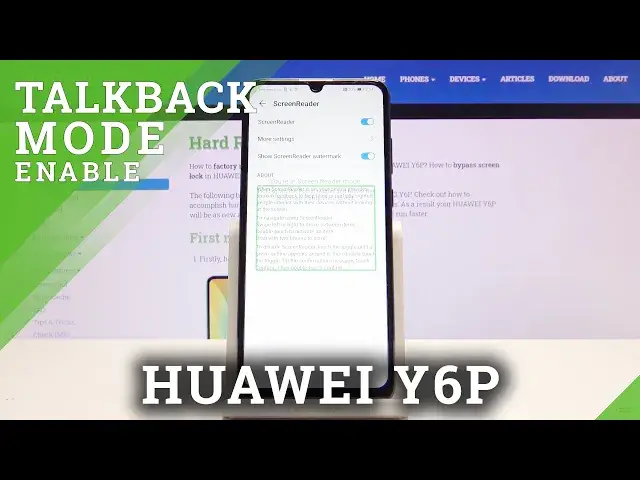 'Video thumbnail for How to Activate Screen Reader in HUAWEI Y6P –Turn On TalkBack Feature'