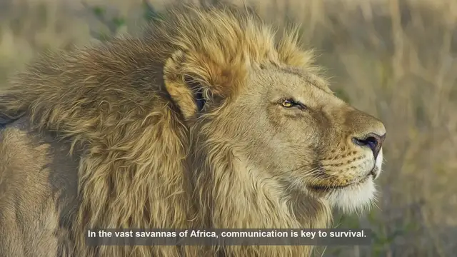 'Video thumbnail for 10 Ways Lions Signal Danger to Their Pride'