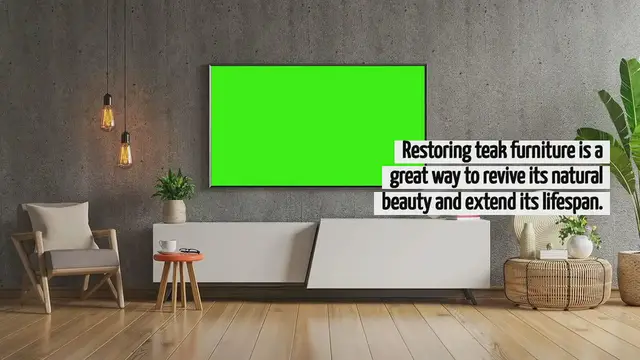 'Video thumbnail for How To Restore Teak Furniture'