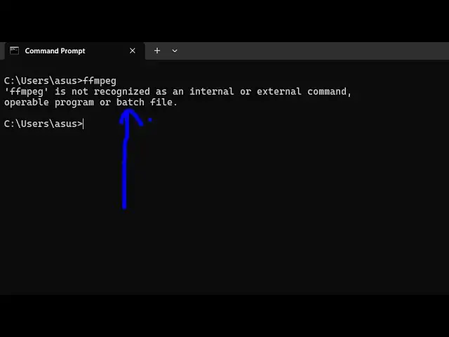 'Video thumbnail for How to fix ffmpeg is not recognized as an internal and external Command Error in Terminal'