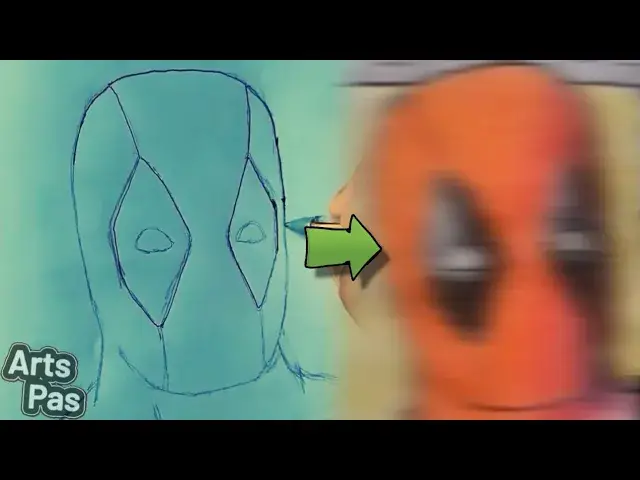 'Video thumbnail for Deadpool speedart | Arts Pas'